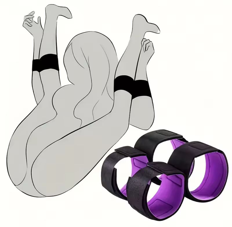 Adjustable Cuff And Thigh Holster Set