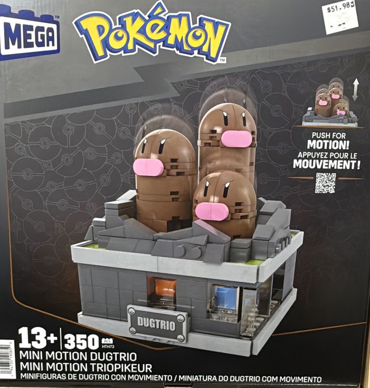 Mega Bloks - Pokemon: Mini Motion Dugtrio