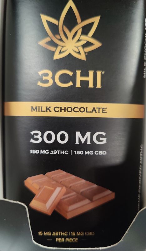 3Chi Delta 9 Milk Chocolate Bar