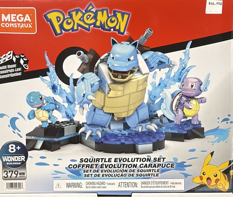 MEGA Bloks - Pokemon: Spuirtle Evolution Set