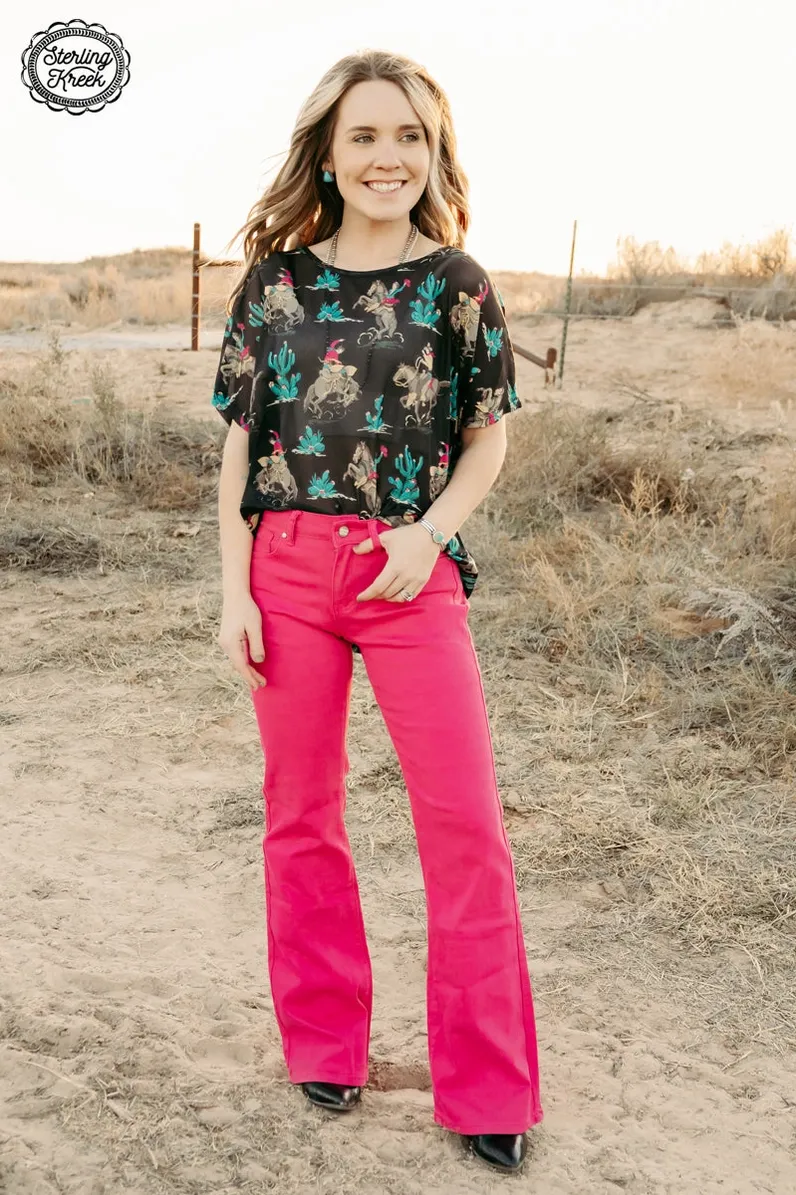 Walking West Denim Pink Long, Size: 5/6, Color: Pink