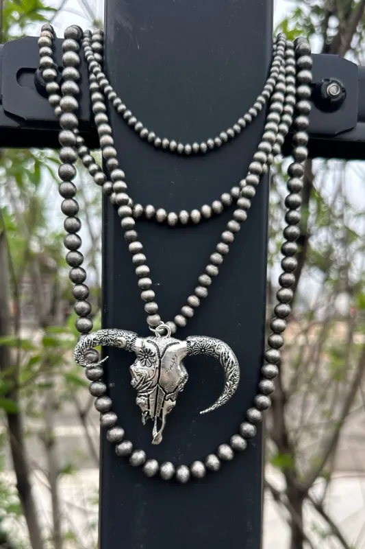 Wild Western Skull Necklace