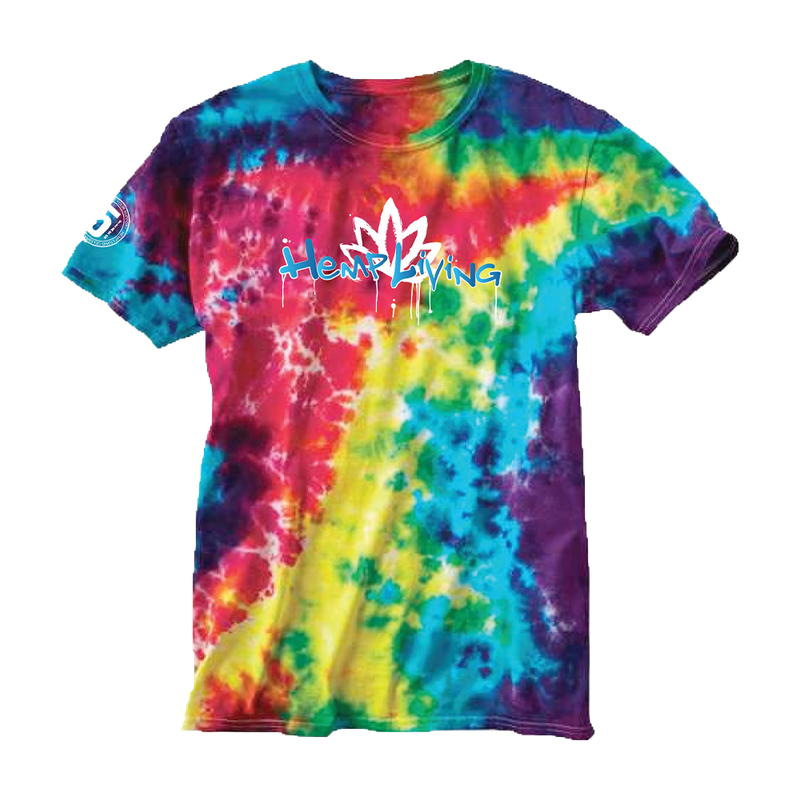 Hemp Living T- Shirt Tie Dye