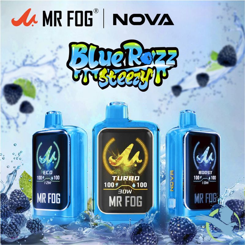 Mr. Fog Nova blue razz Steezy