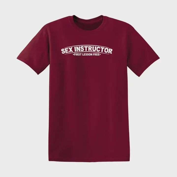 Sex Instructor First Lesson Free - Graphic Tee
