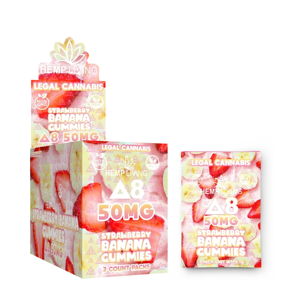 Hemp Living Pure Delta 8 Gummies 2pk