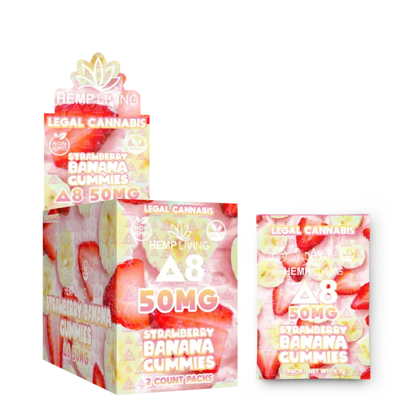 Hemp Living Pure Delta 8 Gummies 2pk