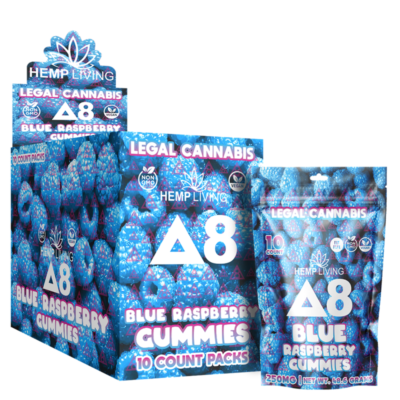Pure Delta 8 Gummies 10pk - Hemp Living