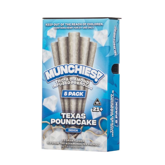 Munchies Pre-rolls THC-A Diamond infused 5pk
