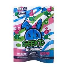 Geek&#39;d Assorted Gummies 3 Pack - 175mg/each
