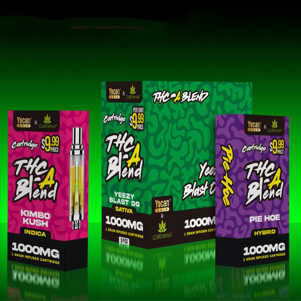 Yocan Gold x Curevana Delta THC-A Blend Infused Cartridge 1G