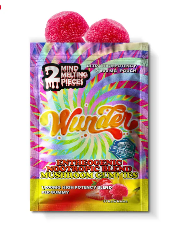 Wunder mushroom gummies 2pk