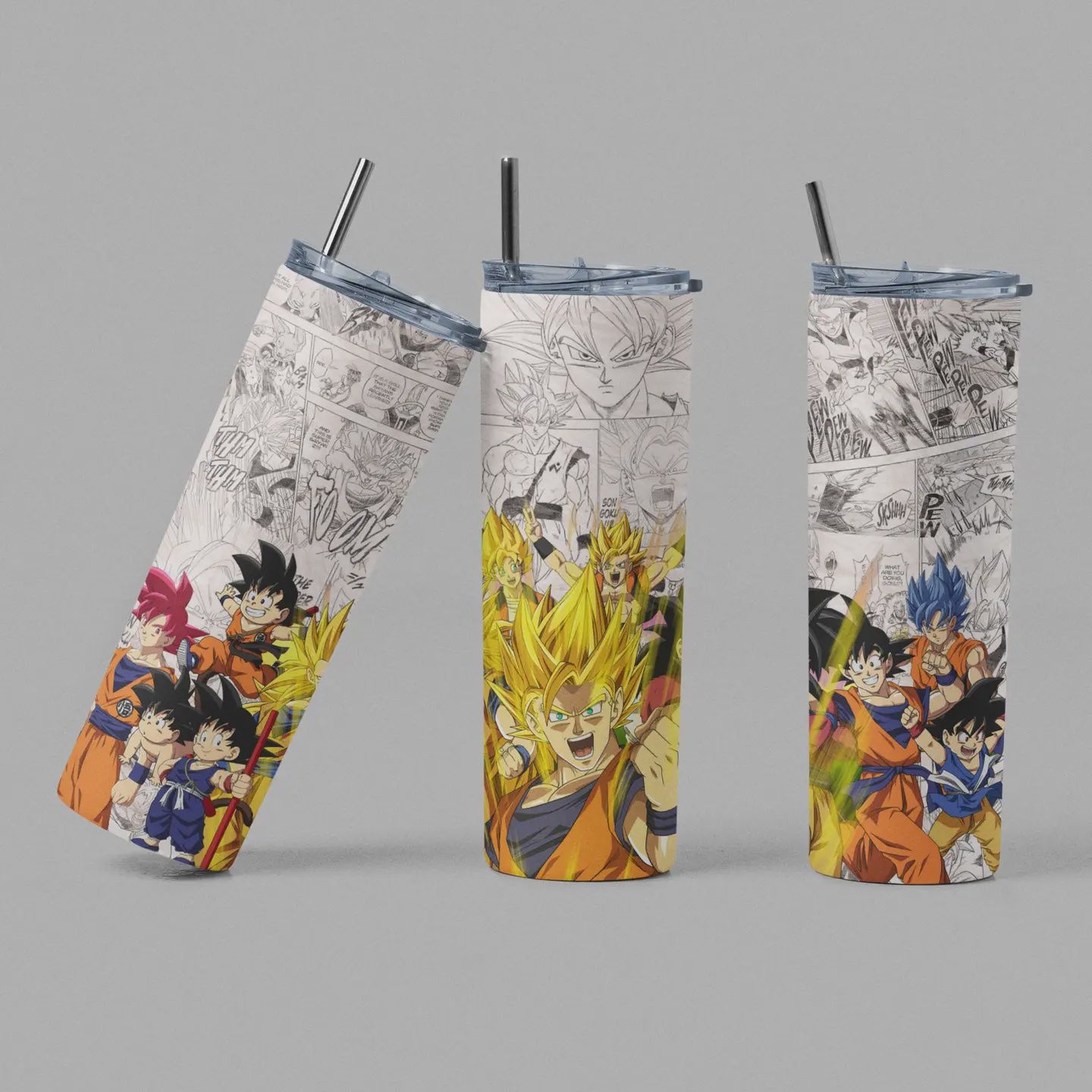 Tumbler - Many Forms of Goku