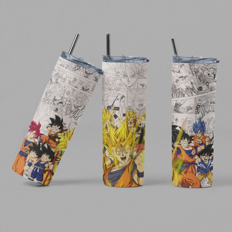 Tumbler - Many Forms of Goku