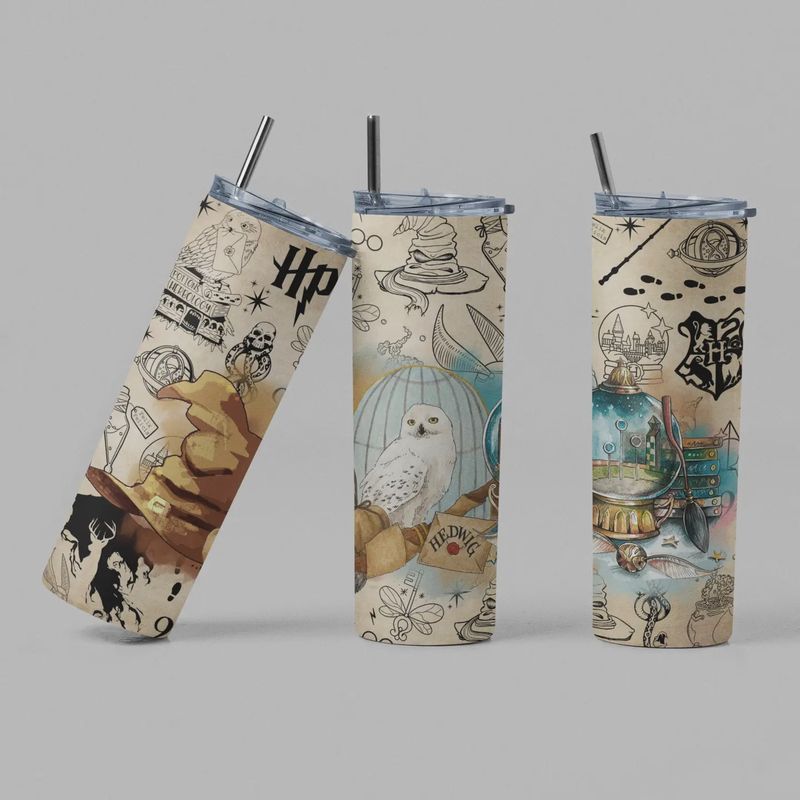 Tumbler - Hedwig Magical Wizarding Bookish