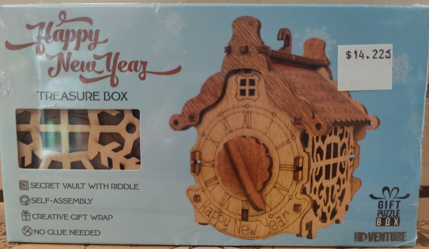 Happy New Year Box - wooden kit