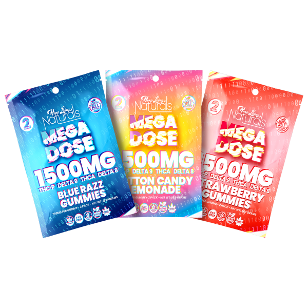 Hemp Living - Naturals Mega Dose Variety Pack