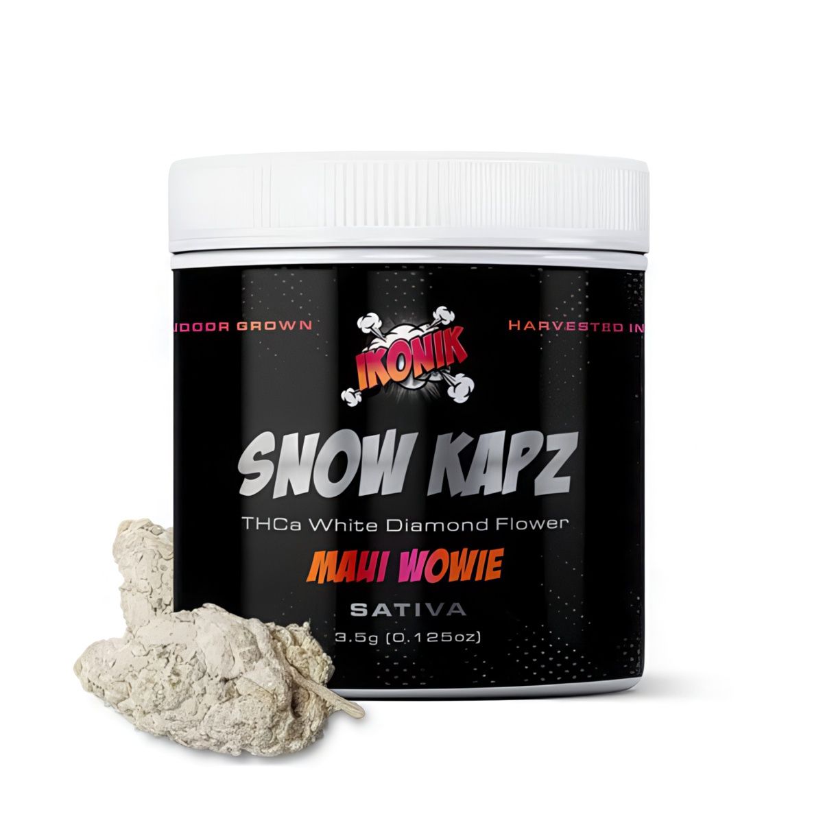 Ikonik THCa White Diamond Flower - 3.5G, Flavor: Maui Wawie ( Sativa )