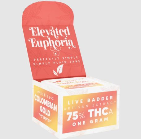 Plain Jane 1 G. Badder, Flavor: Colombian Gold