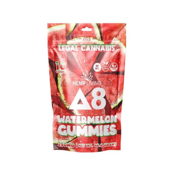 Pure Delta 8 Gummies 10pk - Hemp Living