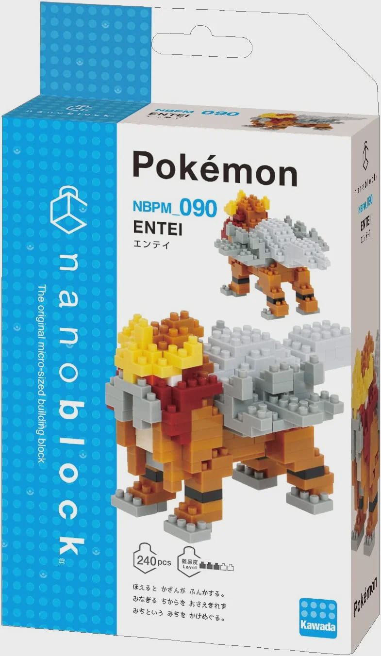 Nanoblock - Pokemon Series - Entei Building Kit