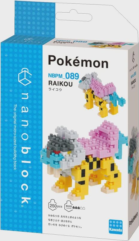 Nanoblock - Pokemon Series - Raikou Building Kit