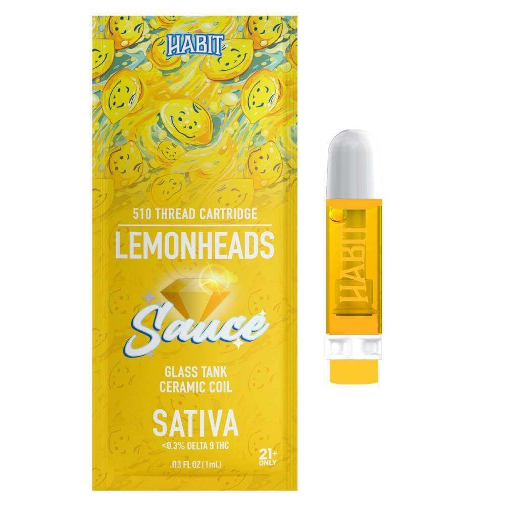 1g THCA cart - Habit, Flavor: lemonhead (Sativa)
