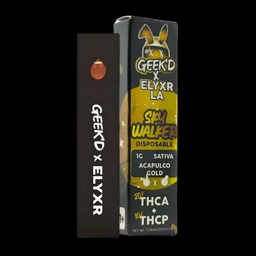 Geek'd x Elyxr LA - Skywalker Dispo 1G, Flavor: Acapulco Gold (Sativa)
