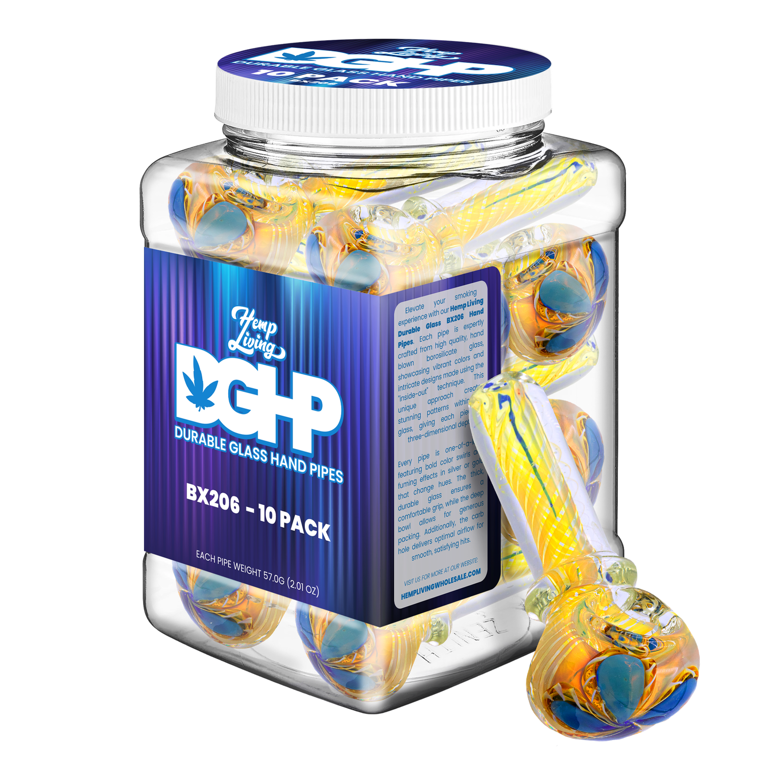 Hemp Living - Durable Hand Pipes