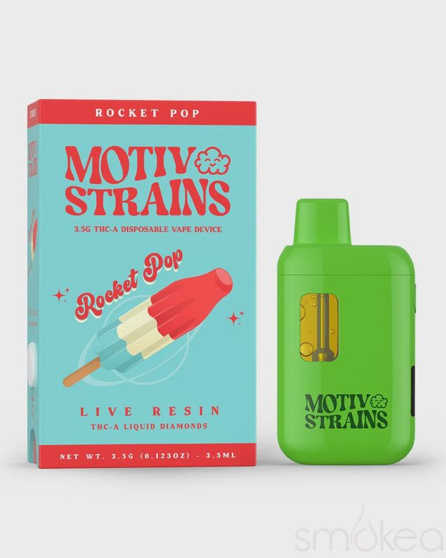Motiv Strains - 3.5g Live resin THCA - Disposable