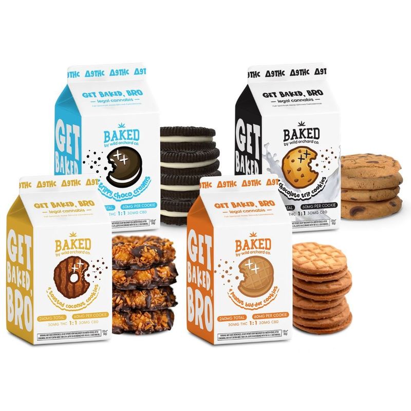 Baked - Edible Cookies - 4 pk