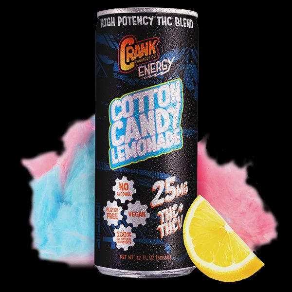 Crank Cannabis 4 Pack, Flavor: Cotton Candy Lemonade