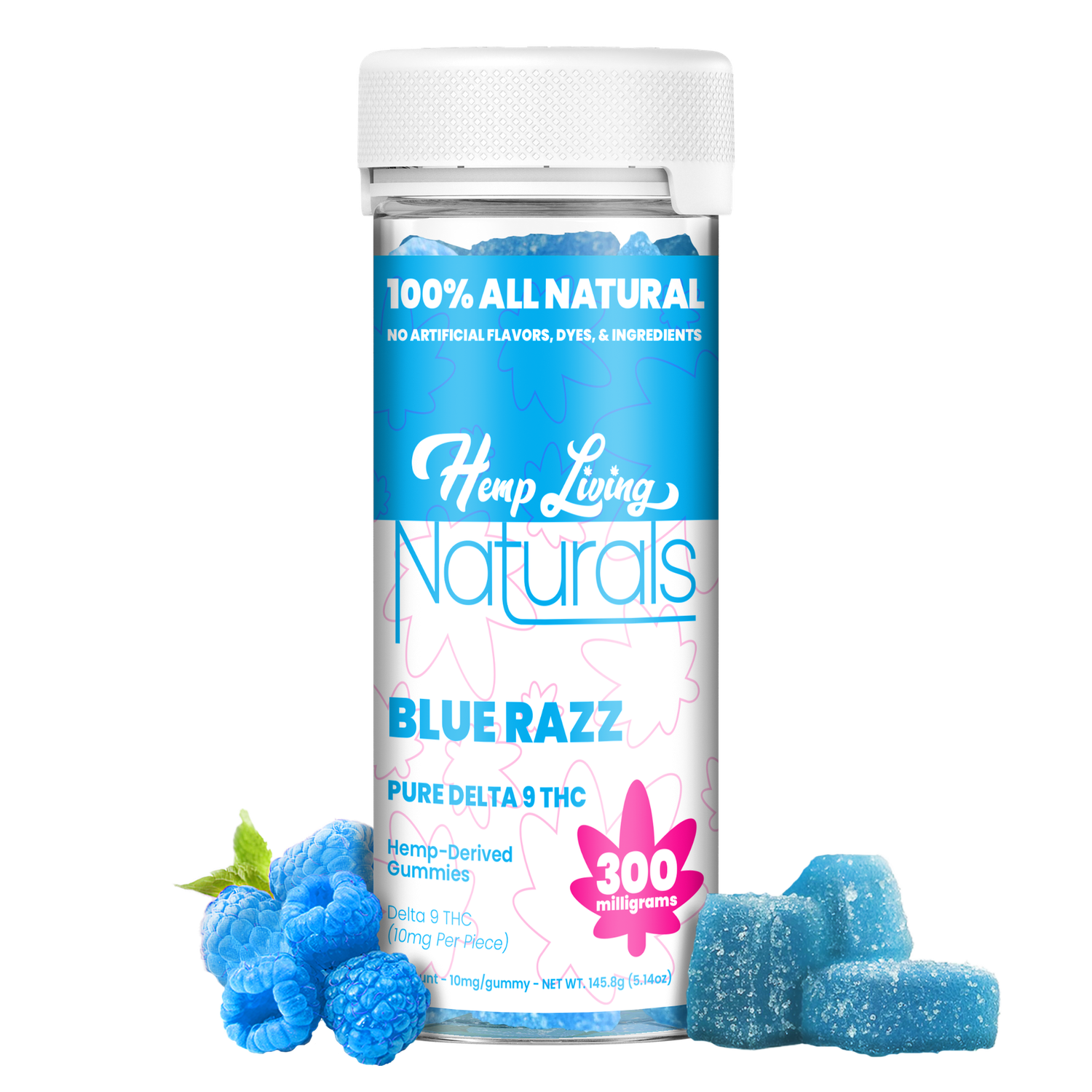 Naturals - Mega Dose - Pure D9 25mg - 20ct Jar