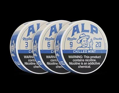 ALP Nicotine Pouches, Flavor: Chilled Mint, MG: 6mg