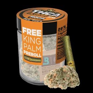 King Palm – PREMIUM Indoor Grown THCA Flower 7g Jar