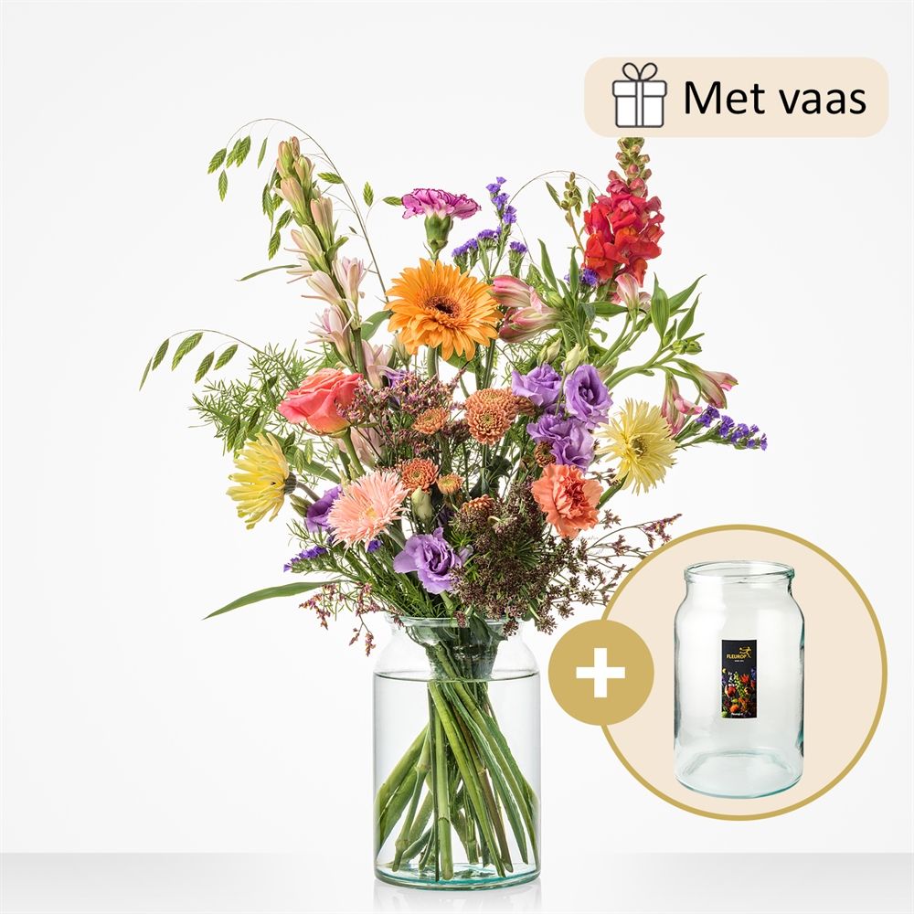 Feestelijk met vaas
