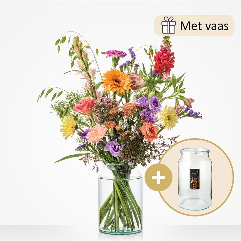 Feestelijk met vaas