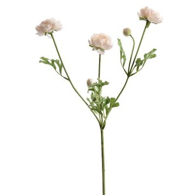 Ranonkel zalm 66cm - zijden bloem