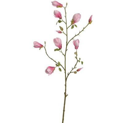 Magnolia roze 125 cm - zijden bloem