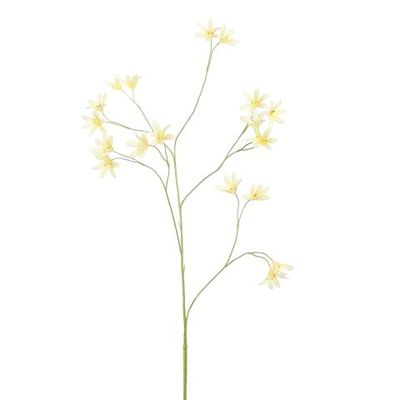 Veldbloem zacht geel 98 cm - zijden bloem
