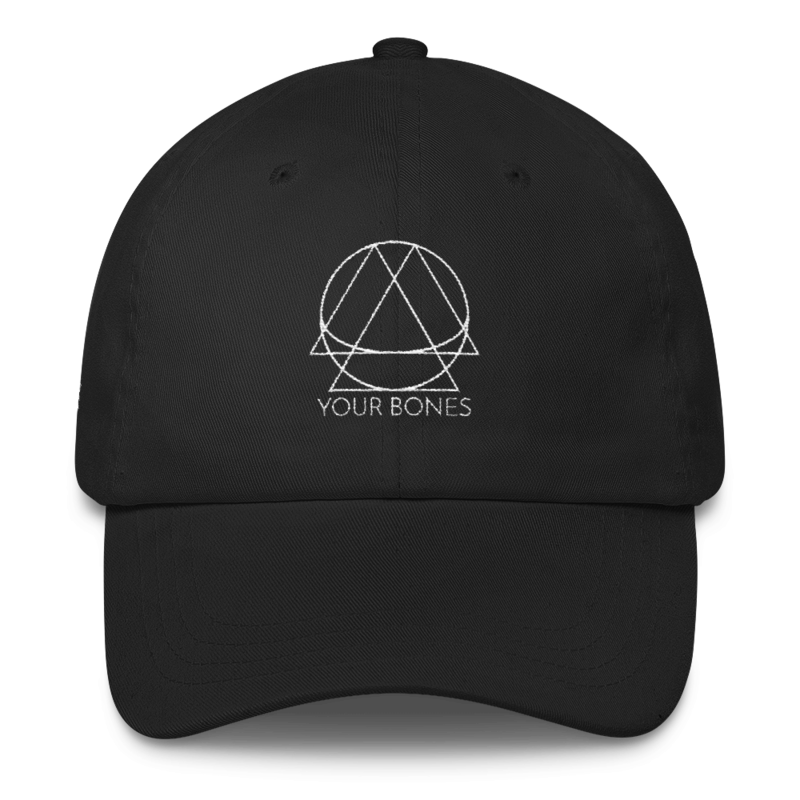 &quot;Your Bones&quot; Dad Hat - Black
