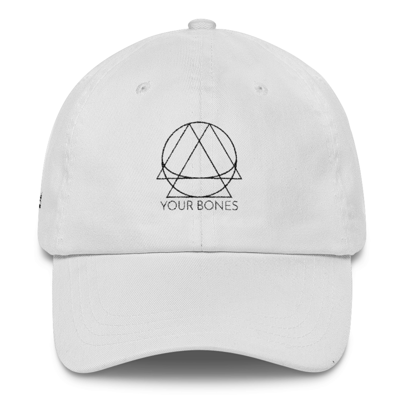 &quot;Your Bones&quot; Dad Hat - White