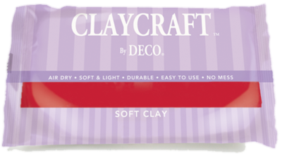 Red CLAYCRAFT clay by DECO
