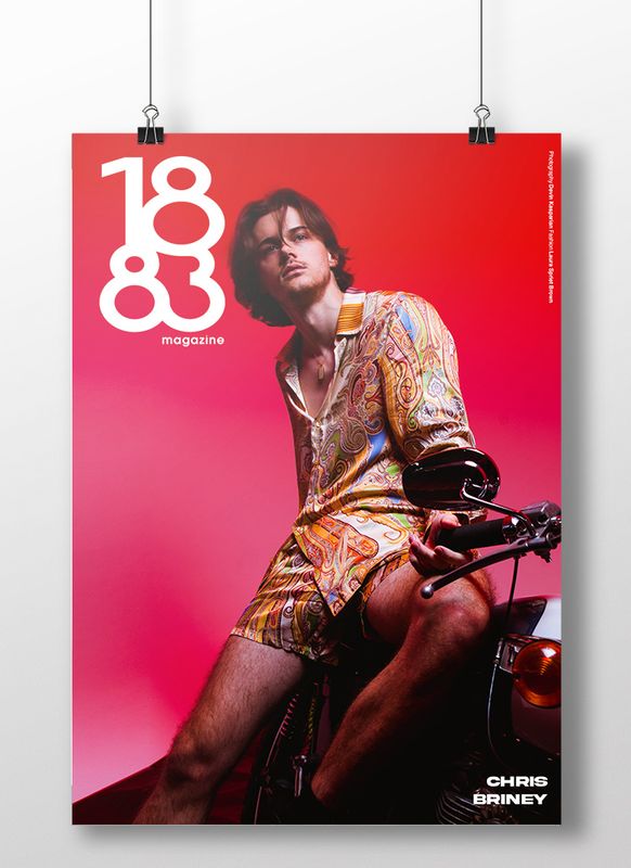 Christopher Briney Renaissance Issue cover poster