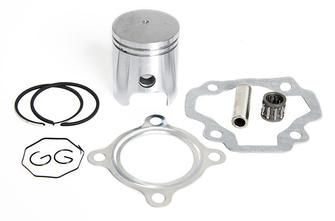 Standard Top-end kits 50cc & 60cc: piston, rings, wristpin bearing, wristpin, clips, and gasket set