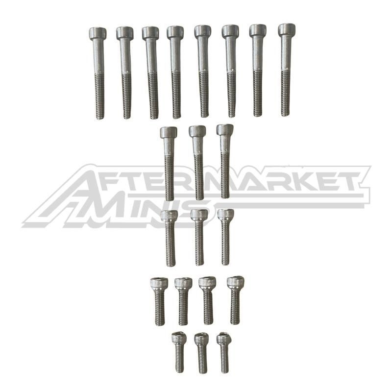 Stainless steel engine bolt kit