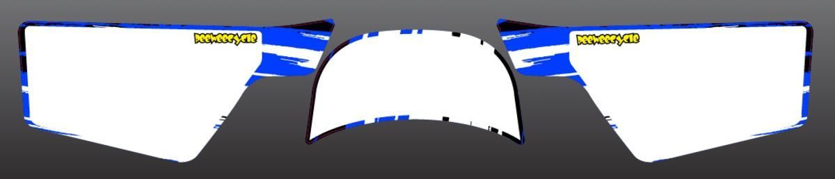 Peeweecycle number plate graphics