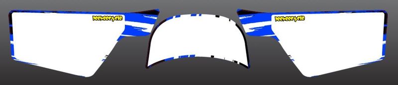 Peeweecycle number plate graphics