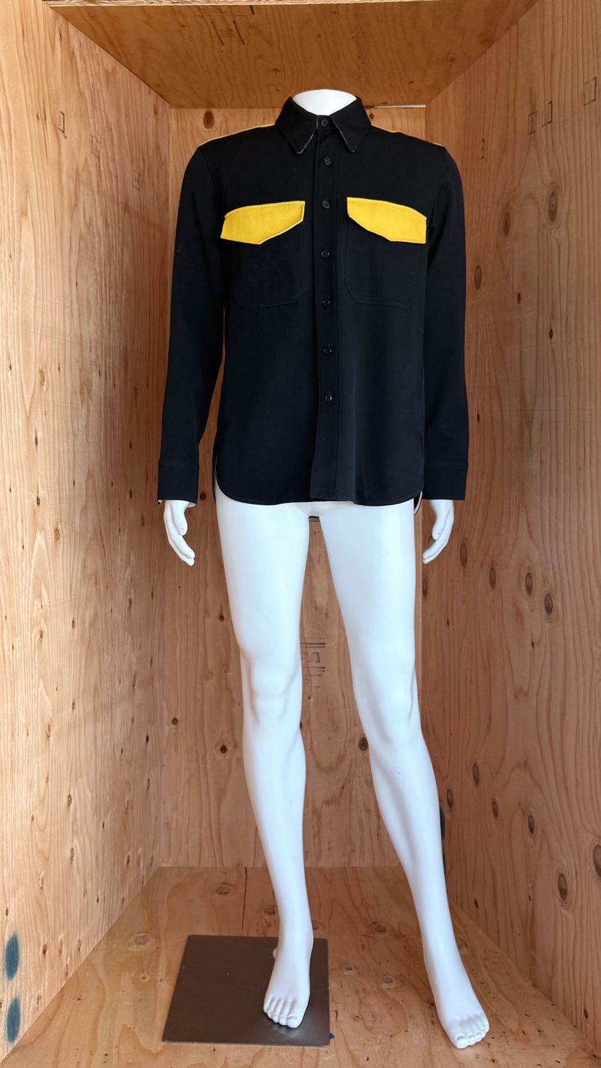Calvin Klein 205W39NYC Virgin Wool Graphic Print Shirt, Fall/Winter 2017