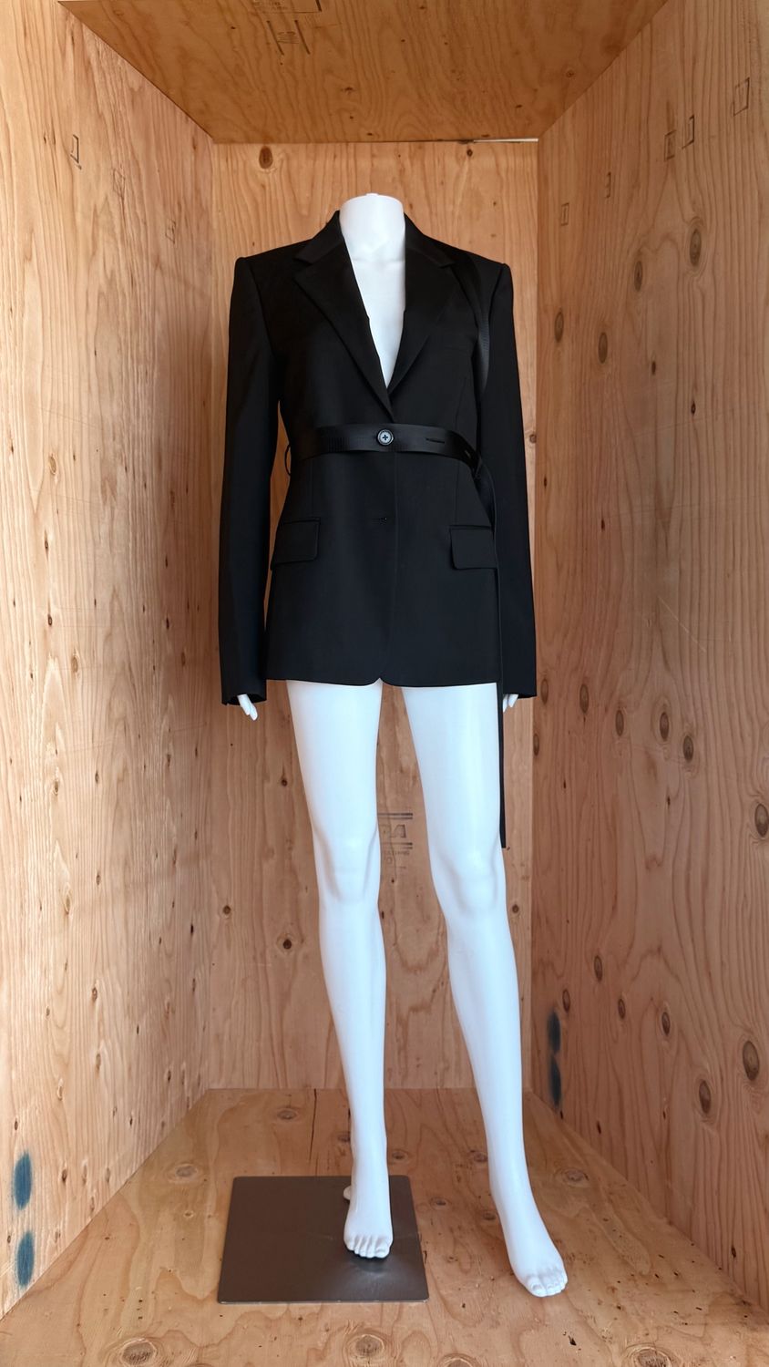 Helmut Lang Blazer, Spring/Summer 2024, Look 21 (Black Variation)